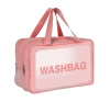 Top Choice Washbag – Kosmetiktasche mit zwei Fächern, Puderrosa