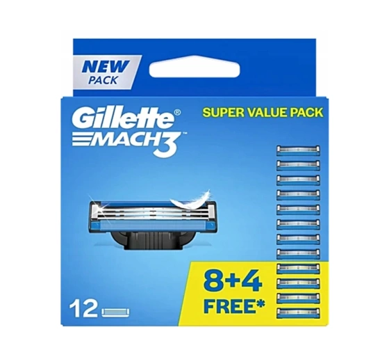 GILLETTE MACH3 ERSATZKLINGEN 12 STÜCK