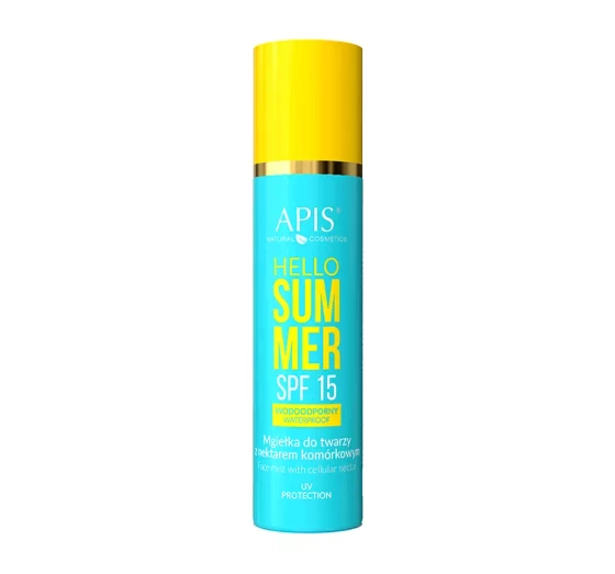 Kliknij na zdjęcie, aby je powiększyć APIS HELLO SUMMER WASSERFESTES GESICHTSSPRAY SPF15 150ML