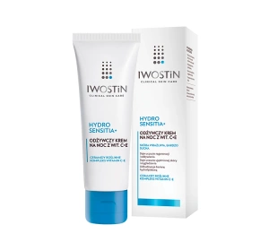Iwostin Hydro Sensitia Nährende Nachtcreme mit Vitamin C und E 50 ml