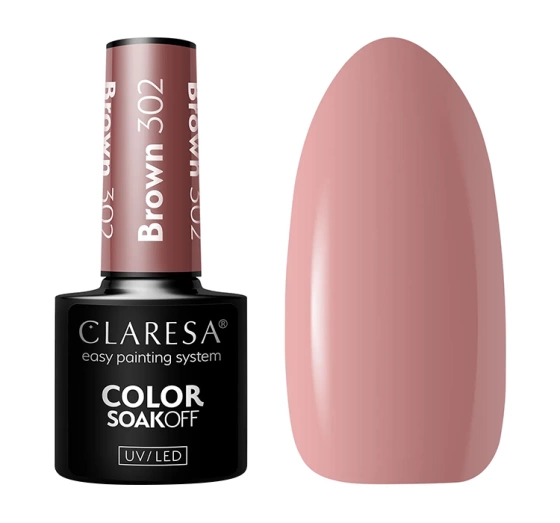 Claresa UV/LED-Hybridnagellack Brown 302 5 g