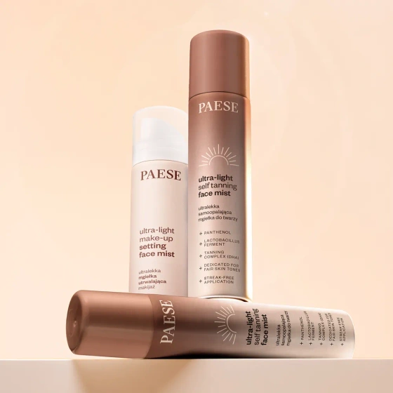 Paese Ultraleichtes Fixierspray für Make-up mit Panthenol 75 ml