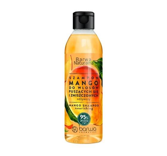 Kliknij na zdjęcie, aby je powiększyć BARWA NATURALNA SHAMPOO FÜR FRIZZIGES UND STRAPAZIERTES HAAR MANGO 300ML