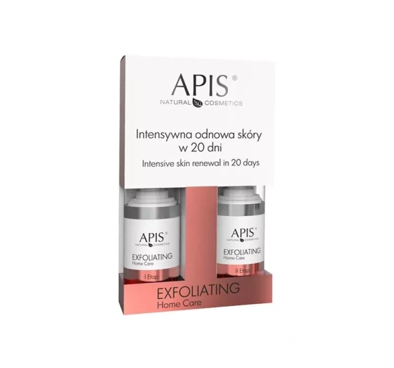 APIS EXFOLIATING HOME CARE INTENSIVE HAUTERNEUERUNGSBEHANDLUNG EMULSION 15ML + GEL 15ML