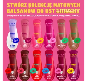 NYX Professional Makeup Smushy matter Lippenbalsam 08 Smudge Fudge 8 ml