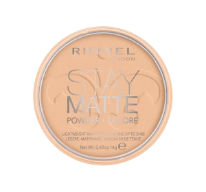 RIMMEL STAY MATTE MATTIERENDES PUDER MIT MINERALIEN WARM BEIGE 006