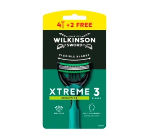WILKINSON SWORD XTREME3 SENSITIVE EINWEGRASIERER FÜR MÄNNER 6 STÜCK