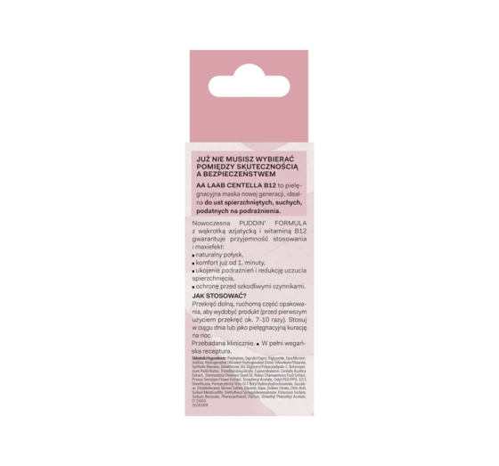 AA LAAB 100% Centella B12 feuchtigkeitsspendende Lippenmaske 15g