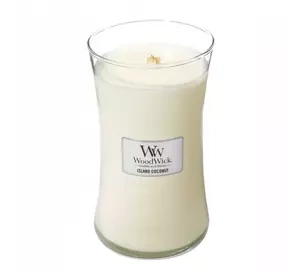 WOODWICK LARGE JAR CANDLE DUFTKERZE ISLAND COCONUT 610G