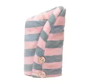 Trust My Sister Mikrofaser-Haartuch rosa-grau