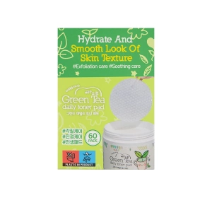 Esfolio Green Tea Gesichtstoner-Pads mit Grüntee-Extrakt 60 Stück
