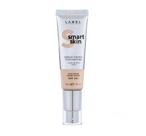 LAMEL SMART SKIN SERUM TINTED FOUNDATION FEUCHTIGKEITSSPENDENDE GRUNDIERUNG SPF30+ 401 PORCELAIN 35ML