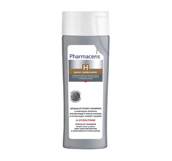 PHARMACERIS H STIMUTONE STÄRKENDES SHAMPOO ZUR VERLANGSAMUNG DES ERGRAUUNGSPROZESSES 250ML