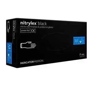 PUDERFREIE NITRILHANDSCHUHE GRÖßE M 100 STÜCK