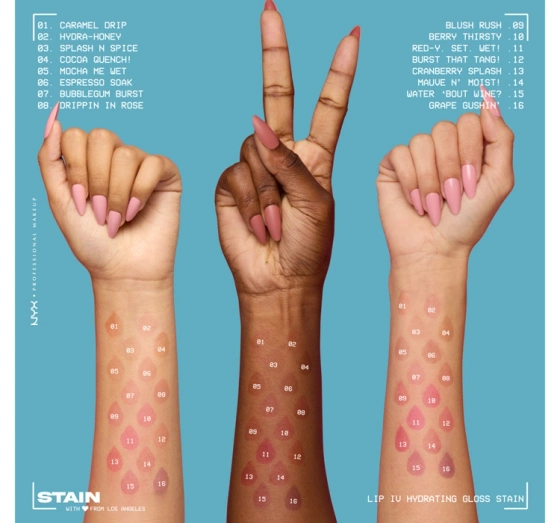 Kliknij na zdjęcie, aby je powiększyć NYX Professional Makeup Lip IV Hydrating Gloss Serum Lip Gloss 06 Espresso Soak 5 ml