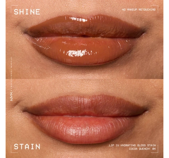 NYX Professional Makeup Lip IV Hydrating Gloss Serum Lip Gloss 04 Cocoa Quench! 5 ml