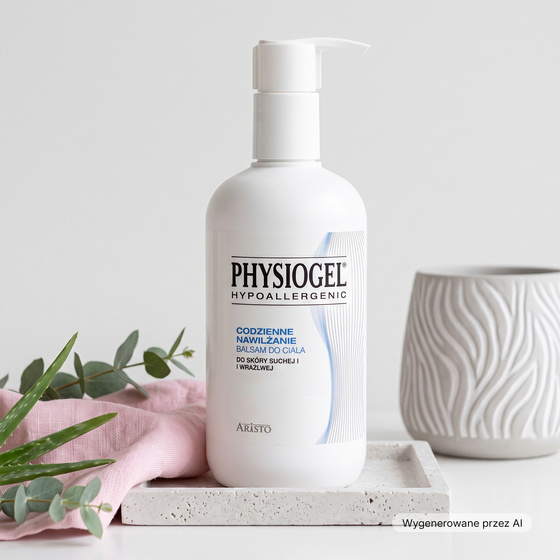 Physiogel Tägliche Feuchtigkeitspflege – Körperlotion für trockene und empfindliche Haut 400 ml