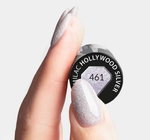 Semilac It’s Time To Shine Hybridlack 461 Hollywood Silver 7 ml