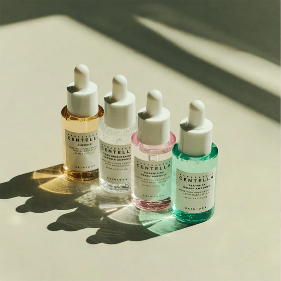 Skin1004 Madagascar Centella Ampoule Kit – Gesichtsserum-Set 4 x 30 ml