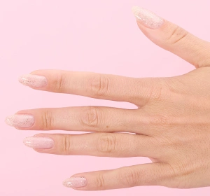 Semilac TrendyLicious Top No Wipe mit goldenen Glitzerpartikeln T33 Old Money 7 ml