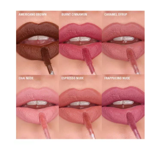 MAKEUP REVOLUTION IRL WHIPPED LIP CREME LANG ANHALTENDER LIPPENSTIFT 06 CARAMEL SYRUP