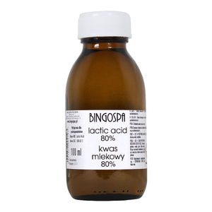 BINGOSPA Milchsäure 80 % zur Hautpflege 100 ml