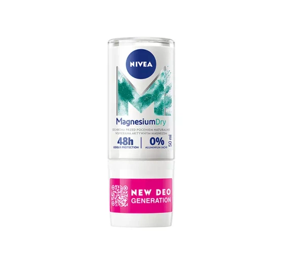 Kliknij na zdjęcie, aby je powiększyć NIVEA MAGNESIUM DRY FRESH DEODORANT ROLL ON 50ML