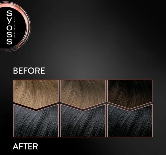 Kliknij na zdjęcie, aby je powiększyć SYOSS PERMANENTE COLORATION HAARFARBE 4_15 RAUCHIGES CHROM