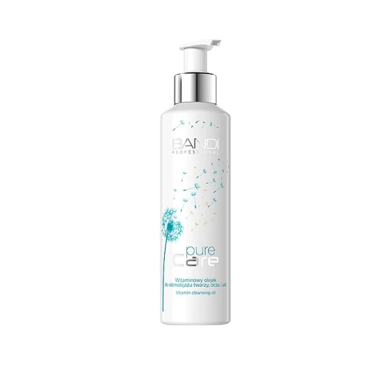 Bandi Pure Care Vitaminenhaltiges Reinigungsöl für Gesicht, Augen und Lippen 170ml