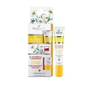 Floslek Gel für die Augenlider und die Augenpartie – Augentrost, Kamille 15 ml