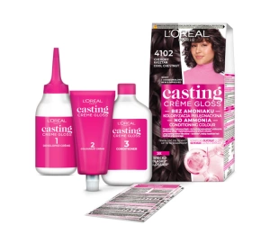 L'Oréal Paris Casting Creme Gloss Haarfarbe 4102 Kühler Kastanienton
