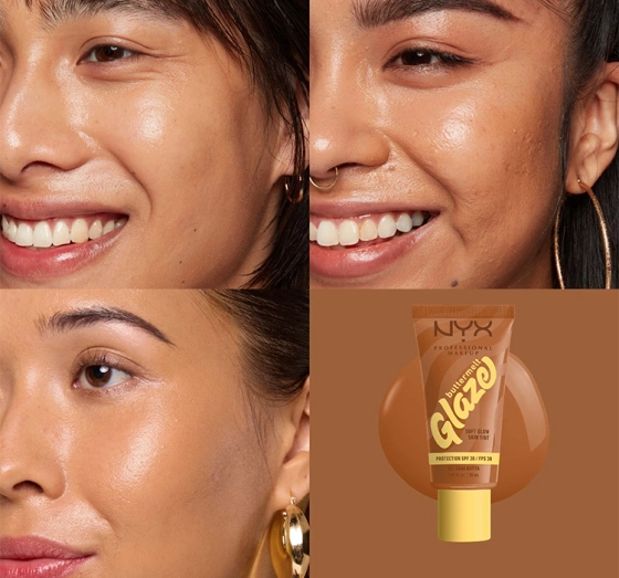 NYX Professional Makeup Buttermelt Glaze Creme-Foundation mit SPF30 05 Chai Butta 30 ml 