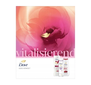 Dove Set Duschgel 225 ml + Körperlotion 400 ml + Deodorant Spray 150 ml