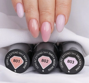 SEMILAC EXTEND 5 IN 1 BASIS LACK TOP 802 DIRTY NUDE ROSE 7 ML