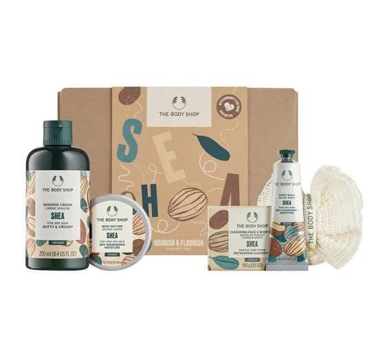 Kliknij na zdjęcie, aby je powiększyć THE BODY SHOP NUTTY & NOURISHING SHEA GESCHENKSET