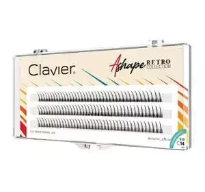 CLAVIER ASHAPE KÜNSTLICHE WIMPERNBÜSCHEL 14MM C-CURL