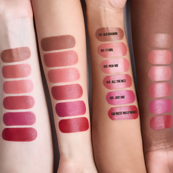KIKO Milano Club K The Original Lipstick – feuchtigkeitsspendender, deckender Lippenstift 104 All The Rizz 3,5 g