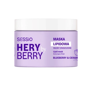 Sessio Hery By Berry Blueberry & Ceramides Lipidmaske für geschädigtes Haar 250 ml
