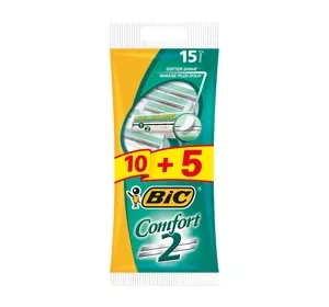 BIC Comfort 2 Einwegrasierer für Männer 15 Stück