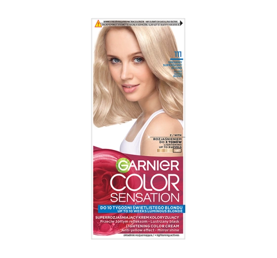 GARNIER COLOR SENSATION PERMANENTE HAARFARBE 111 SILBER SUPERHELLES BLOND