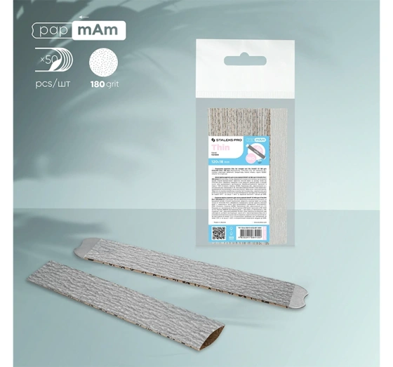 Staleks Pro Austauschbare Feilen papmAm Thin Smart 22 180 grit 50 Stück