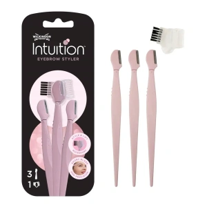 Wilkinson Sword Intuition Eyebrow Styler Werkzeug zum Stylen und Formen der Augenbrauen 3 Stück