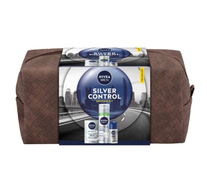 NIVEA MEN Silver Control Geschenkset mit Pflegeprodukten für Männer