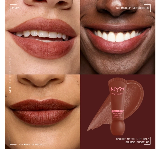 NYX Professional Makeup Smushy matter Lippenbalsam 08 Smudge Fudge 8 ml