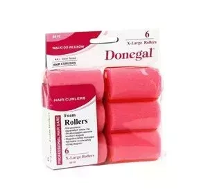 Donegal XL-Haarwickler aus Schwamm, 6 Stück