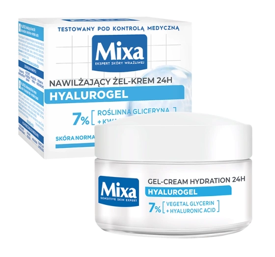 MIXA HYALUROGEL INTENSIV FEUCHTIGKEITSSPENDENDE GESICHTSCREME 50 ML