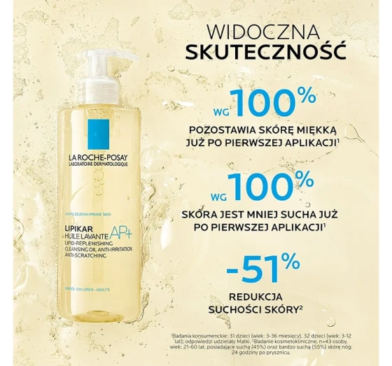 Kliknij na zdjęcie, aby je powiększyć La Roche-Posay Lipikar AP+ Badeöl 1000ml