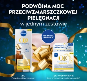 NIVEA Q10 Elegance Geschenkset mit Gesichtspflege-Kosmetik und Kosmetiktasche