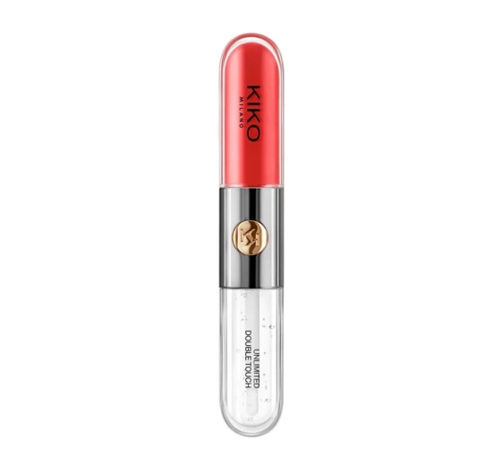 Kliknij na zdjęcie, aby je powiększyć KIKO Milano Unlimited Double Touch Zweiteiliger Flüssiglippenstift 115 Fire Red 2x3ml