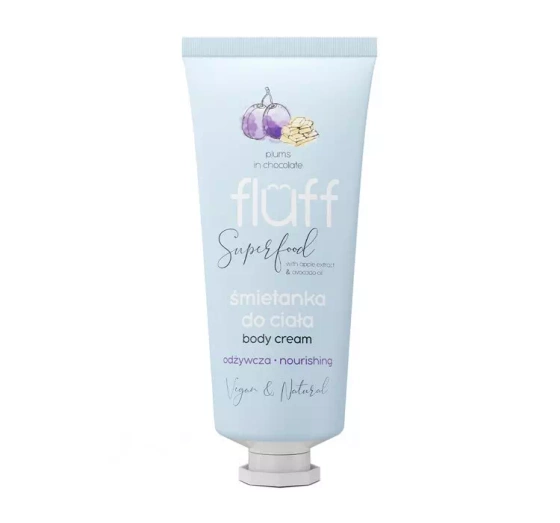 FLUFF FEUCHTIGKEITSSAHNE FÜR KÖRPER PFLAUME IN SCHOKOLADE 150 ML